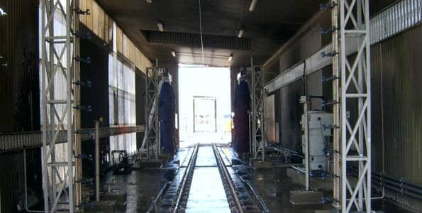 KiwiRail Train Wash