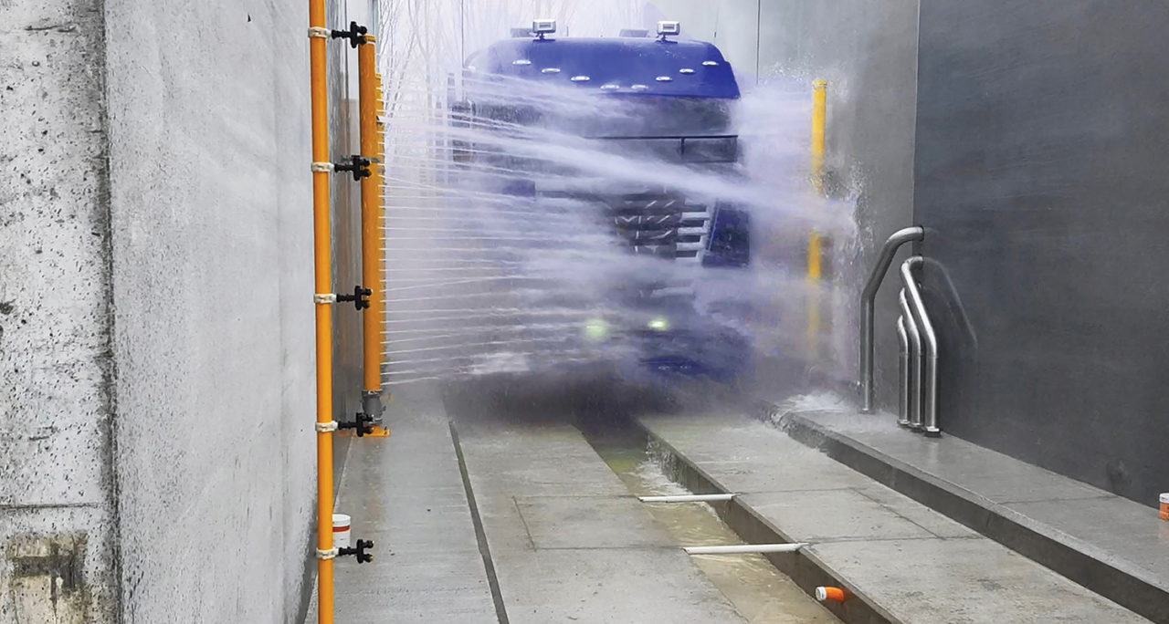 Demuck & Large Wheel Wash Systems - Transport Wash Systems