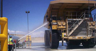 Manual Mining Vehicle Wash System
